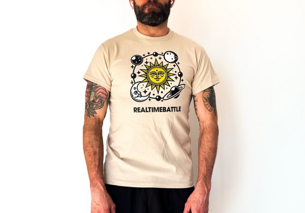 RealTimeBattle - Messages from the satellite T-shirt