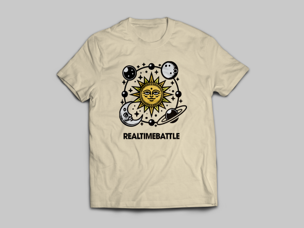 RealTimeBattle - Messages from the satellite T-shirt